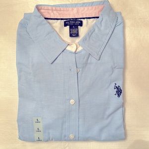 US POLO ASSN. 214982-YI00A
SOLID OXFORD DRESS